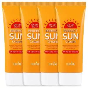터치미 퍼펙트 썬크림 SPF50+ 60mlX4개 선크림