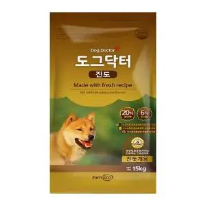 펠리코 도그닥터 진도 15kg 강아지사료 애견사료 개사료