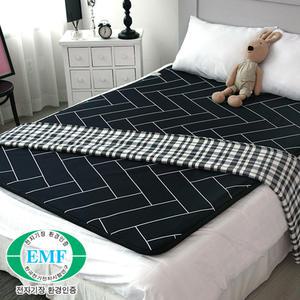 한일의료기 전기매트 EMF 전자파차단 두꺼운 전기요 온열매트 침대 캠핑 싱글 더블 1인용