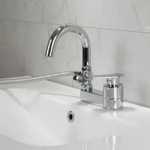 수도꼭지 욕실 세면대 파이프겸용수전 T3-460C