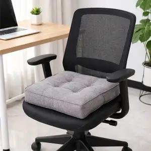 월데코 폭신한 사각 방석 사무실 의자 쿠션