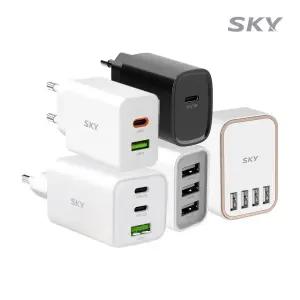 [오늘출발] 스카이 필 아이폰 갤럭시 멀티/고속/초고속 충전기 어댑터 USB C타입