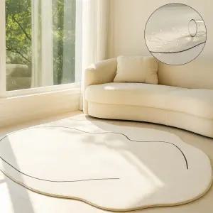 홈메이드 사계절 러그 워셔블 거실 카페트 먼지없는 방수 거실러그 24번