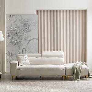 [채우리]푹쉼 오브리 아쿠아텍스 3인 소파 세트