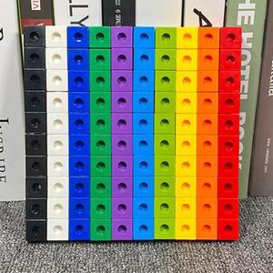 케이맘 연결큐브 100pcs 연결수막대 혼합색 1개 B328