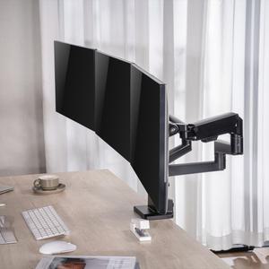 루나랩 슬림 폴 트리플 블랙 모니터암 거치대