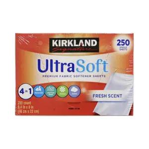 코스트코 커클랜드 시그니춰 종이형 섬유유연제 250매 1팩 드라이시트 드럼세탁기 건조기