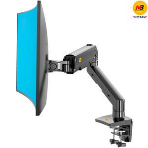 NB-G50 고중량 초대형 게이밍 모니터 책상 거치대 모니터암, 5~16kg/45인치 이내 지원, 고장력 헤드 장착, 블랙 색상, 한글 설치안내서 제공