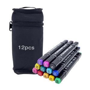 [KC인증] 트윈 디자인 마카펜 12색