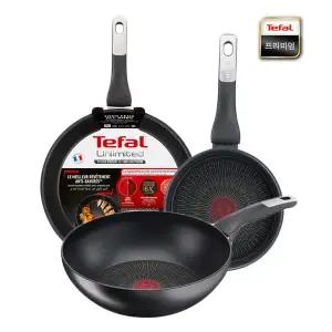 [테팔](대구신세계) 언리미티드 인덕션 후라이팬3종(24cm+28cm+볶음팬28cm)