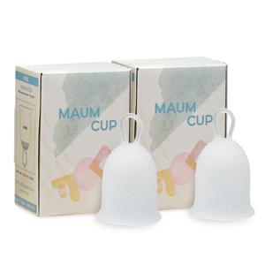 마음컵 생리컵 100% 의료용 실리콘 2개