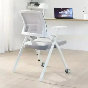 린백토리 포커스 학생 바퀴없는 허리 편한 공부 책상 사무실 회의실 접이식 메쉬 의자
