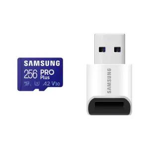 [삼성]전자 정품 마이크로SD PRO Plus 256G+리더기 신형 MD256SB/KR 메모리카드 D