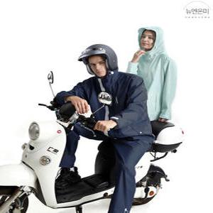 뉴엔온미 우비 고급 비옷 라이더 여행 배달 상하세트 우의 AC114