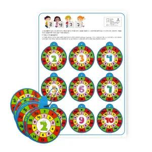 (창의와날개) ON-tact 창의꾸러미KIT 곱셈 구구단 카드 10인 세트