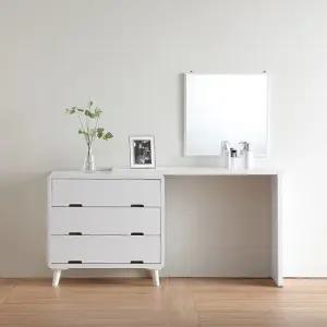 퍼시 연장콘솔 수납 화장대 세트 착불