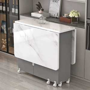 공간활용 테이블 접이식 식탁 탁자 이동식 확장형