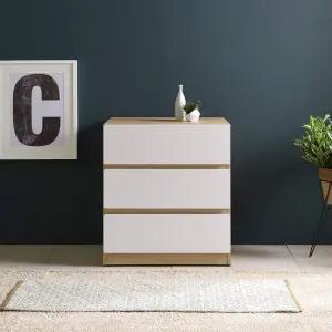 [우아미가구]자이트 3단 서랍장 600 (착불)