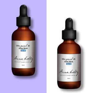 안나홀츠 강력필링제 실키필 25 아하바하 60ml 칙칙하고 나이든 피부를 위한 피부톤개선