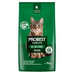 프로베스트 캣 그린 전연령  15kg 1개