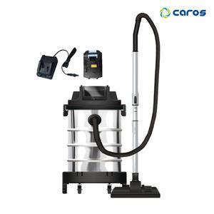 [캐로스] 업소용 무선청소기 30리터 대용량 산업용 사무실 습식청소기 CWV-BC30BL / CWV-BC30Y