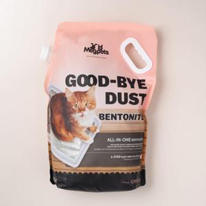 메그펫츠 굿바이 더스트 벤토나이트 모래 오리지널 6.3kg 고양이 화장실 모래