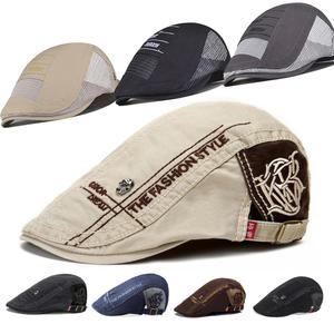 베레모 배레모 헌팅캡 모자 화가 중년 다 뾰족한 남성 여름 영국 신사 봄 야외 레저 여행 앞으로 태양