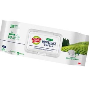 베이킹소다 청소포 물걸레 대형 25개 물행주 막대걸레 일회용 바닥