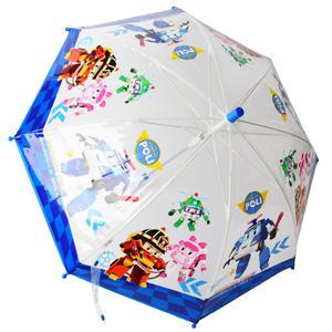 키즈카페 로보카폴리 안전 47 투명 우산