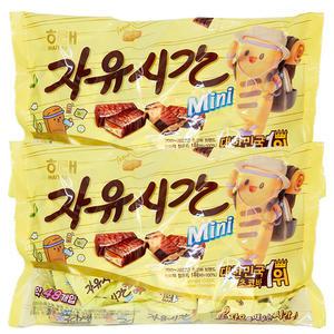 자유시간 미니 대용량 480g x 2개 초코바 해태제과