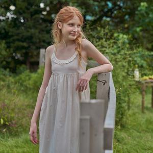 이브 나시 원피스 크림 (60수)