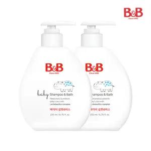 비앤비 베이비 샴푸바스 200ml  2개입
