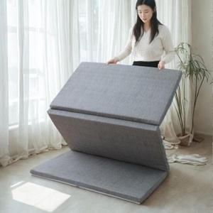 국산 LM솜 단단한 접이식 3단 꿀잠 매트리스 토퍼 바닥 슈퍼싱글 SS