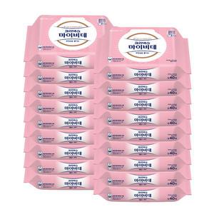 크리넥스 마이비데 밸런스케어 물티슈 40매 x18개