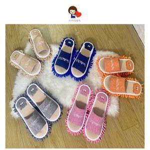 클린바이 슬리퍼 층간소음 청소 실내화 극세사분리형 세탁 주방 바닥 곰돌이 발걸레 슬리퍼