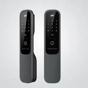 현대에이치티 지문인식도어락 즉시잠김 현관문도어락 푸시풀 HDL-A1001F DS