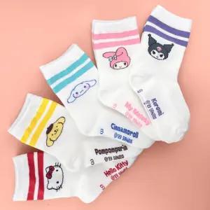 산리오캐릭터즈 아동용 중목 양말 SAN-14 5족 세트