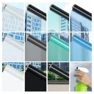 무점착 창문암막시트지 사생활보호필름 유리 창문필름 베란다시트지 창썬팅