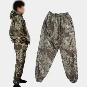 방수 작업바지 한파 땀복 농업 수산 어업 시장 비옷 단체 꽃무늬