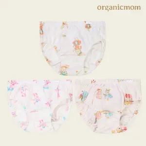 [오가닉맘]토끼무늬여아삼각팬티3종23 25 28(MKFUUP23)_s