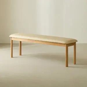 [파로마] 데니벨 3인용 원목 벤치의자 1400 2colors (착불)