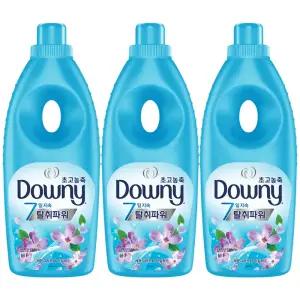 다우니 초고농축 섬유유연제 레몬그라스와 라일락 본품 1L 3개