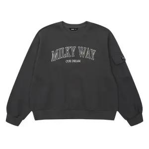 소이 HC33 차콜 맨투맨 셋업티 소이티셔츠,간절기,초등,고학년,여아티,셋업 25S5751