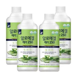 알로에겔 베라250 오리지널 1000mlx4병