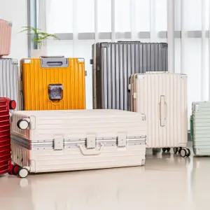 캐리어 여행용 24인치 28인치 초경량 폴리카보네이트 알루미늄 대형 수화물