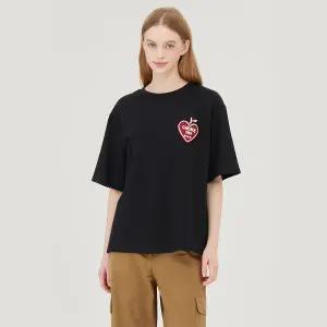 [롯데백화점]베네통 애플 자수 포인트 티셔츠 (BATSF7541)