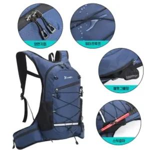 라이딩 헬멧 거치 백팩/배낭/가방/등산/가벼운/여행용/자전거/초경량/경량/러닝/메쉬/짐가방/방수/보조