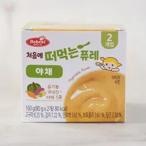 베베스트 처음에 떠먹는 퓨레 - 야채 160g