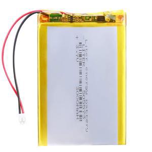리터 3.7V 3000mAh 505573 리포 배터리 충전식 리튬 폴리머 이온 팩(JST 2.0mm 커넥터 포함)