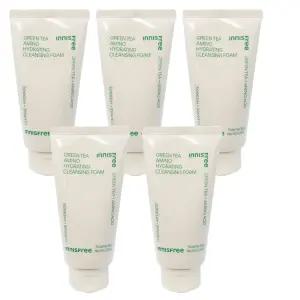 이니스프리 그린티 아미노 수분 클렌징 폼 150ml(신형) 5개 (HI)